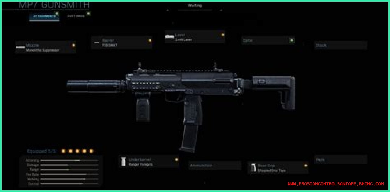5 best MP7 SMG Warzone class loadouts: Attachments, Setup, Perks