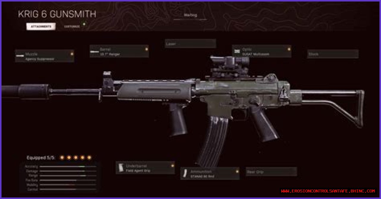Best Krig 6 Warzone class loadout: Attachments, setup, perks
