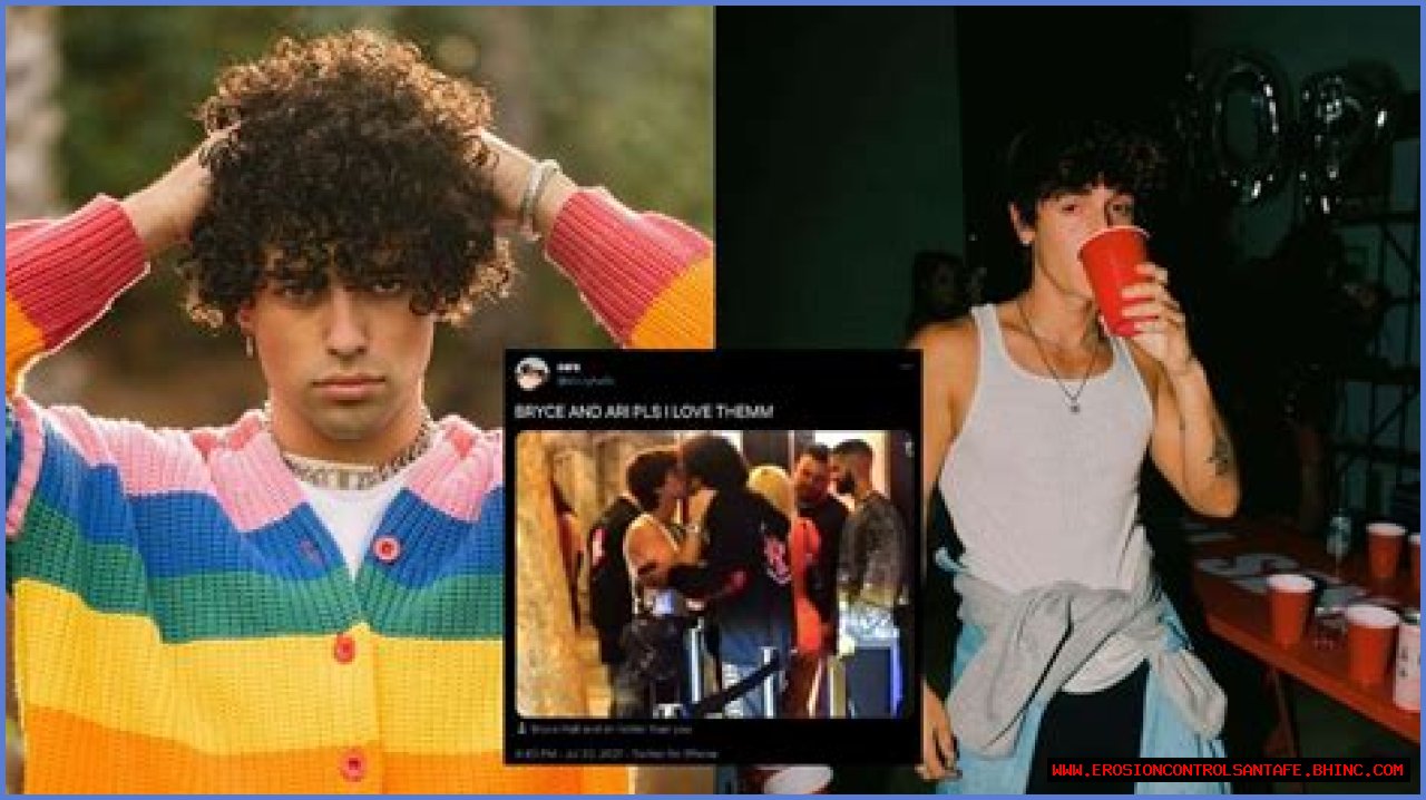 Bryce Hall responds to viral image of him kissing another guy