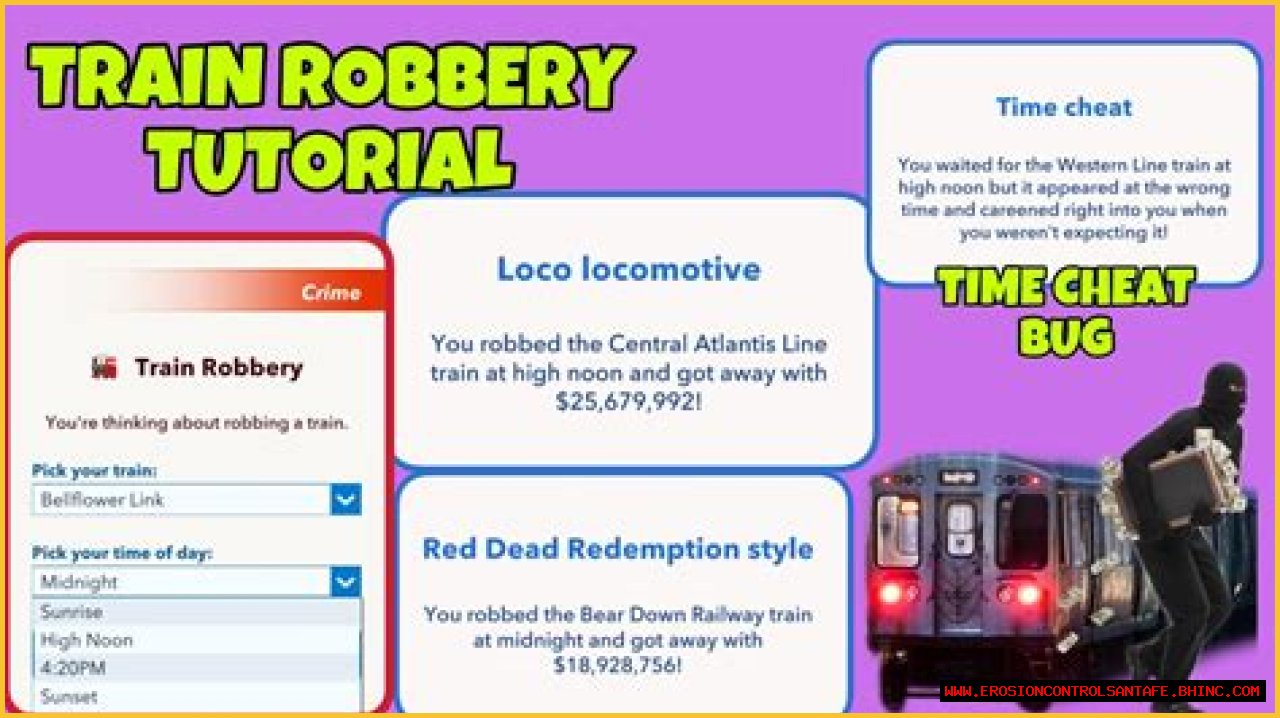 How to rob a train in BitLife