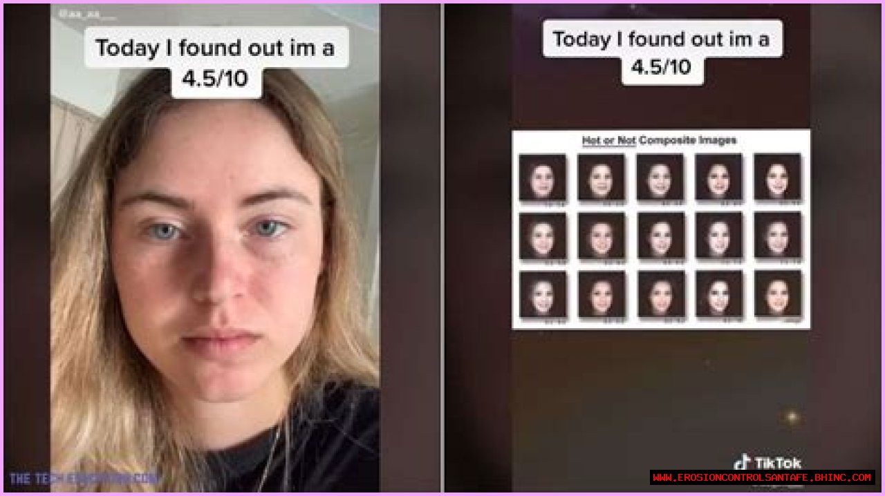 What is TikTok's 'hot or not' composite images trend?