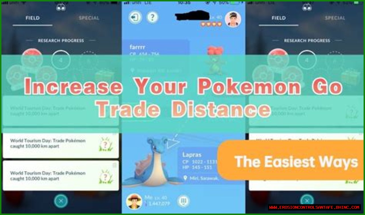 What is trade distance in Pokémon Go?